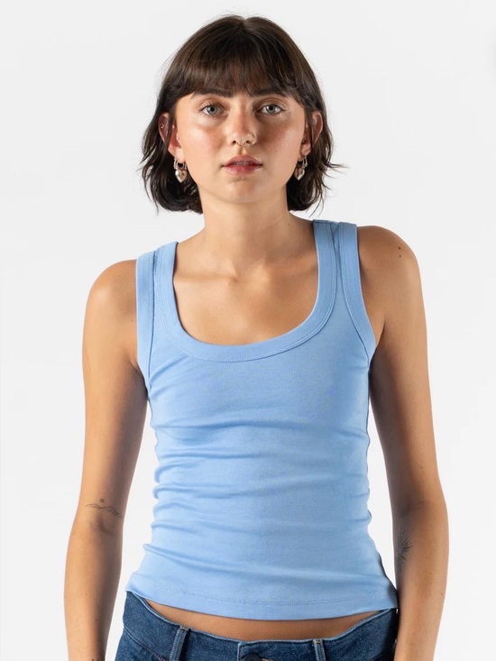 Flore Flore Tops - FLORE FLORE Hillie Tank - Baby Blue